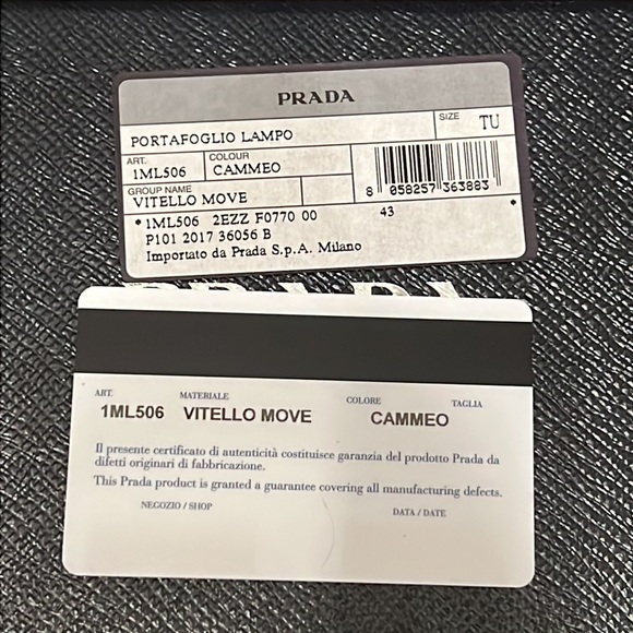 Prada Long Saffiano Leather Wallet - Picture 5 of 5